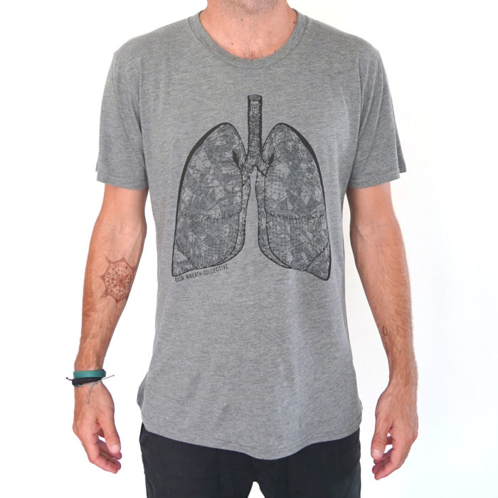 OBC lung shirt on body