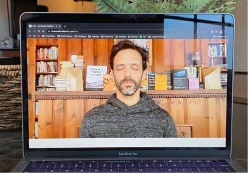 Live & On-Demand Breathwork from your desktop computer or mobile device