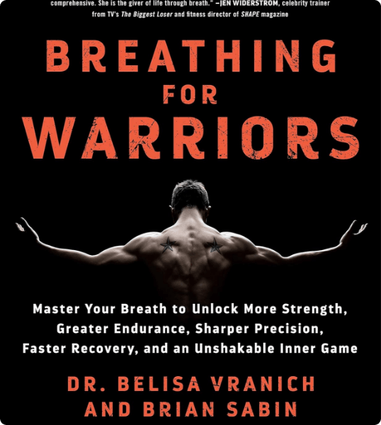 Cover of Breathing For Warriors book by Belisa Vranich and Brian Sabin