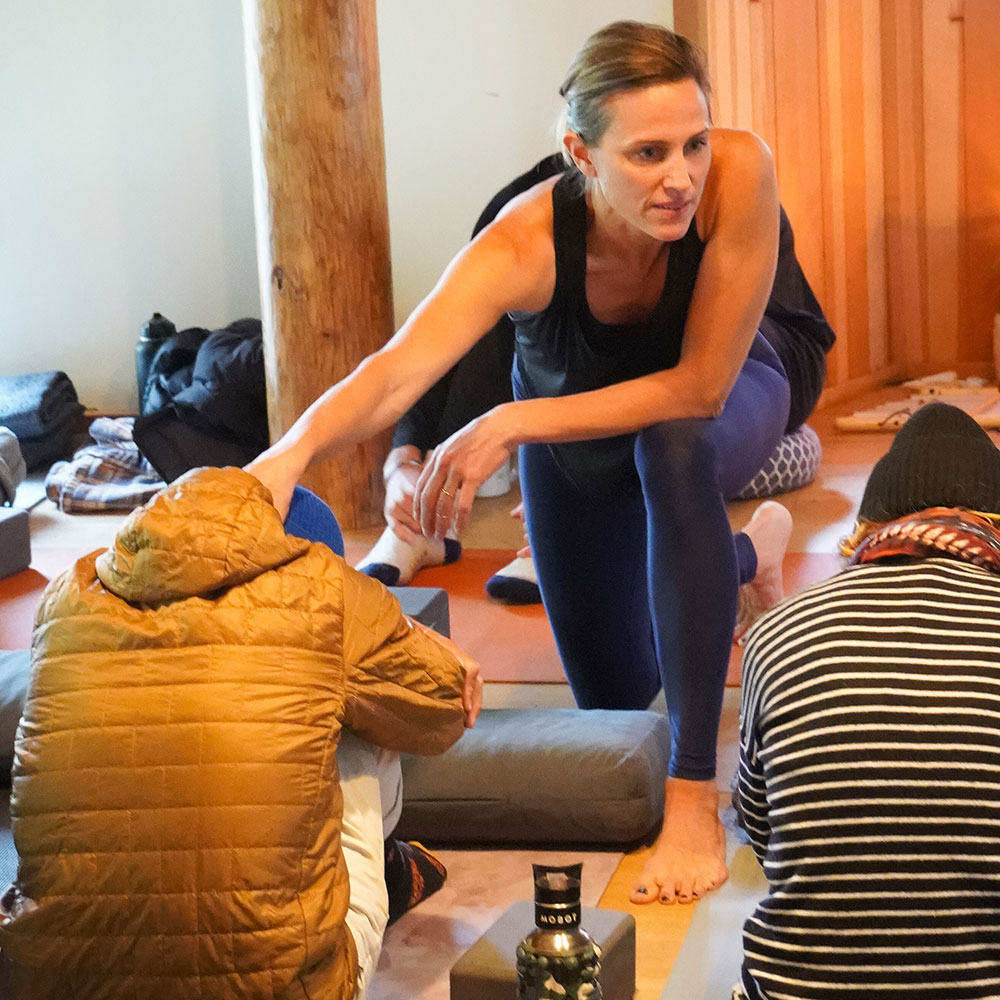 Cass working with a breath student